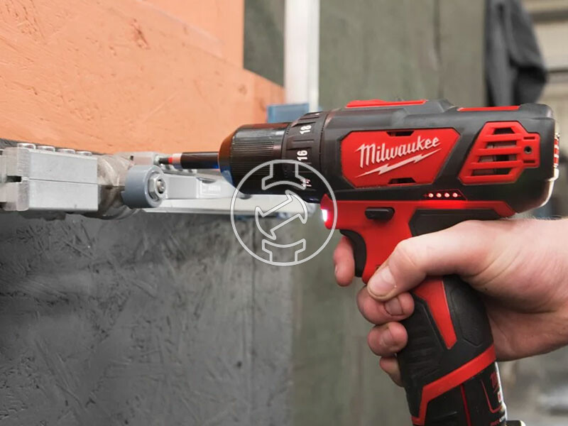 Milwaukee M12 BDD-201C akkus fúrócsavarozó