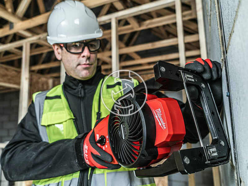 Milwaukee M12AF-0 akkus ventilátor