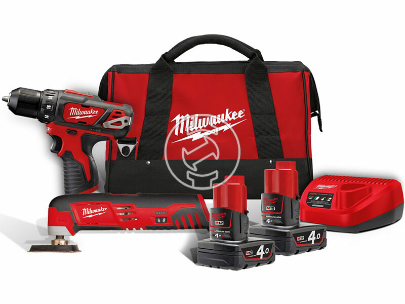 Milwaukee M12BPP2D-402B gépcsomag