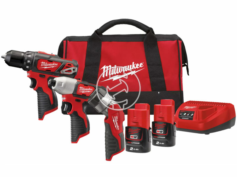 Milwaukee M12BPP3A-202B gépcsomag