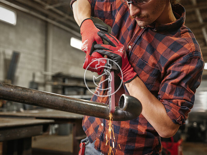 Milwaukee M12FBFL13-402B akkus keskeny szalagcsiszoló