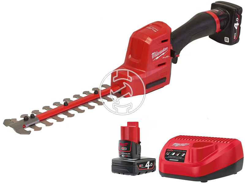 Milwaukee M12FHT20-402 20 cm akkus sövényvágó