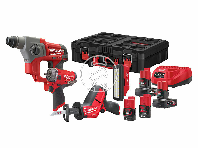 Milwaukee M12FPP4C-624P gépcsomag