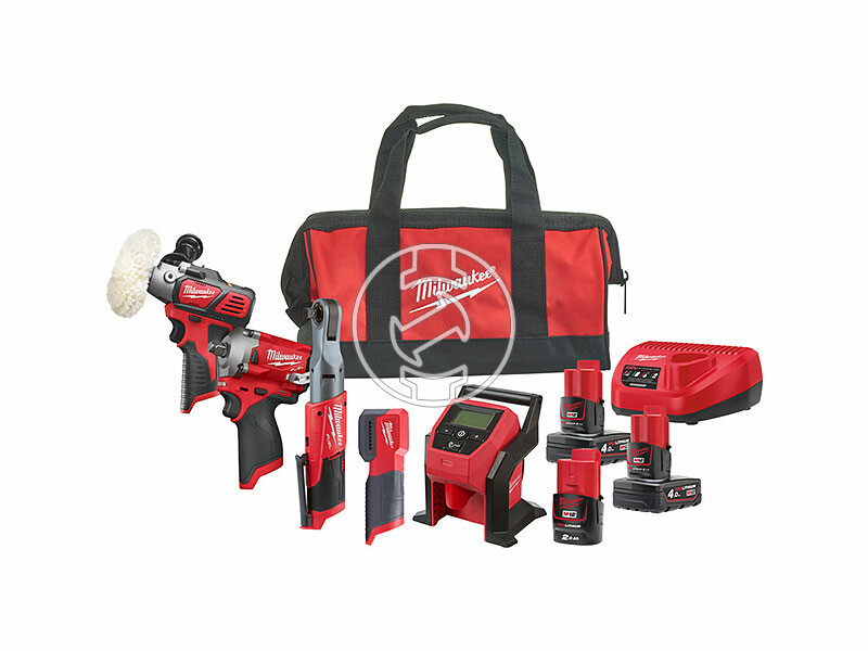 Milwaukee M12FPP5A-423B gépcsomag