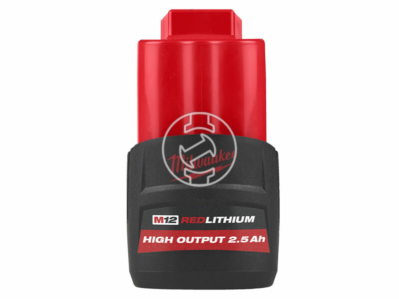 Milwaukee M12HB2.5 akkumulátor 12 V | 2,5 Ah | Li-Ion