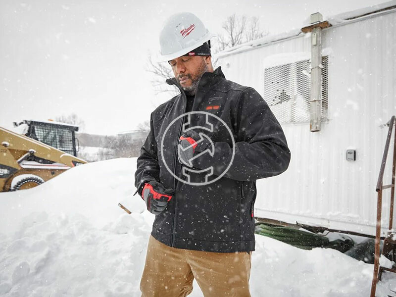 Milwaukee M12HJBL5-201(XXL) fekete fűthető kabát