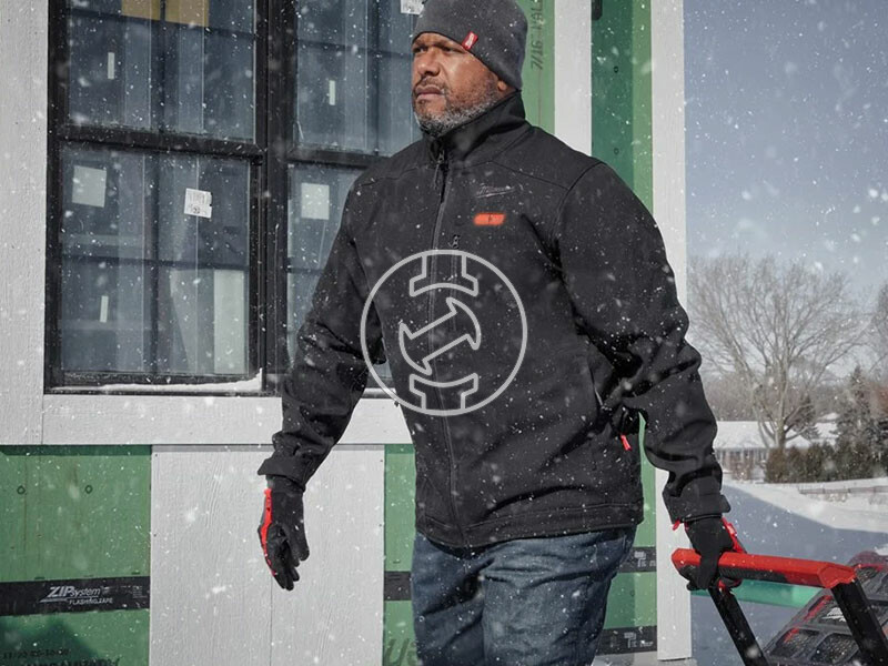 Milwaukee M12HJBL5-201(M) fekete fűthető kabát