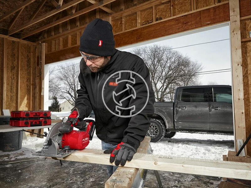 Milwaukee M12HJBL5-201(XXL) fekete fűthető kabát