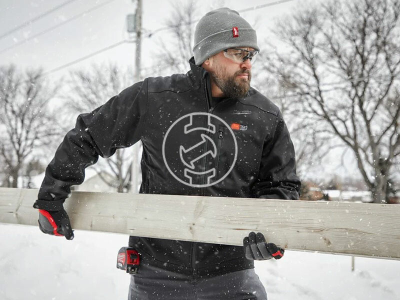 Milwaukee M12HJBL5-201(XXL) fekete fűthető kabát