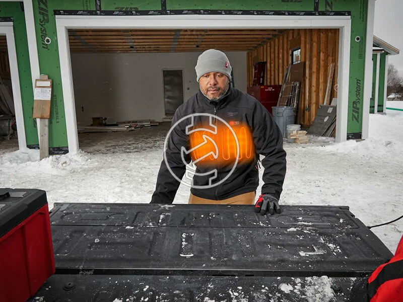 Milwaukee M12HJBL5-201(XXL) fekete fűthető kabát