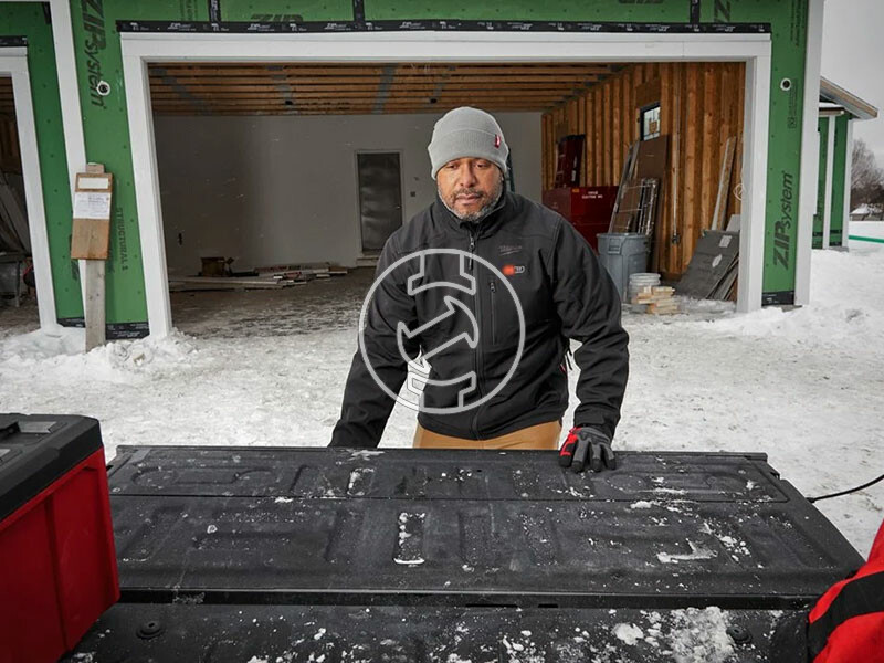 Milwaukee M12HJBL5-201(XL) fekete fűthető kabát