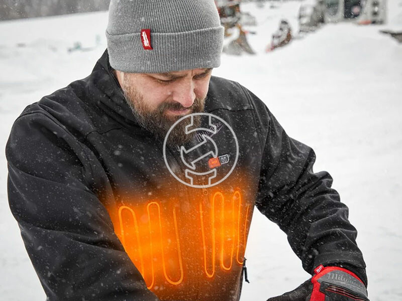 Milwaukee M12HJBL5-201(S) fekete fűthető kabát