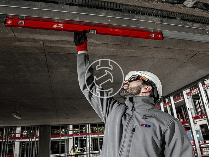 Milwaukee M12HJGREY5-201(XXXL) szürke fűthető kabát