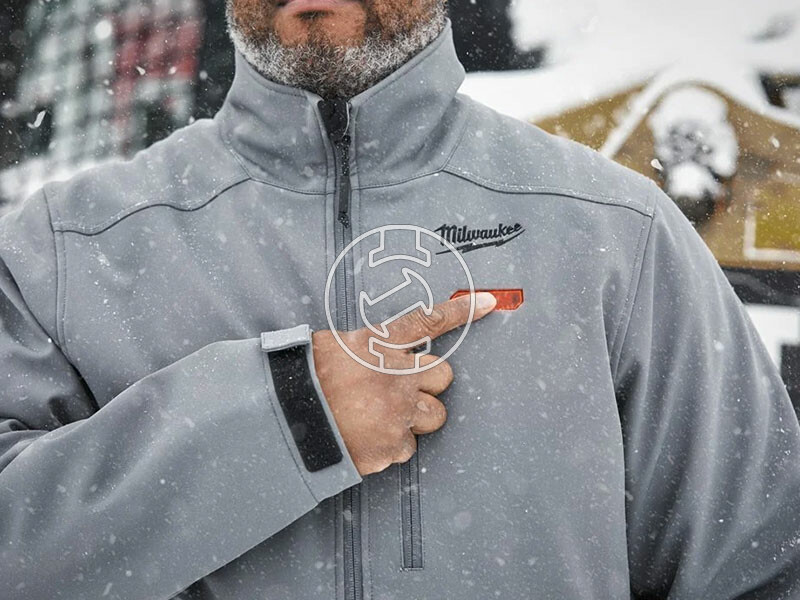 Milwaukee M12HJGREY5-201(XL) szürke fűthető kabát
