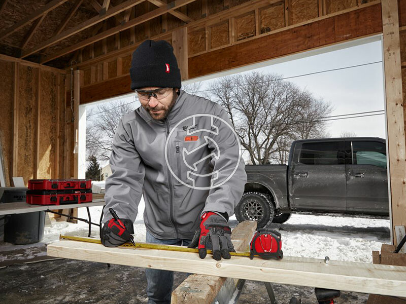 Milwaukee M12HJGREY5-201(XXXL) szürke fűthető kabát