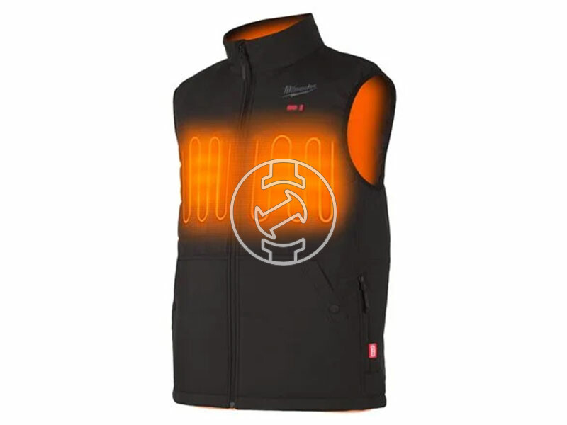 Milwaukee M12HPVBL2-0(XL) fekete fűthető mellény