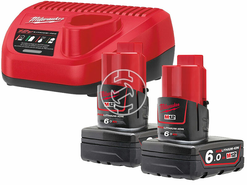 Milwaukee M12NRG-602 akkumulátor és töltő szett