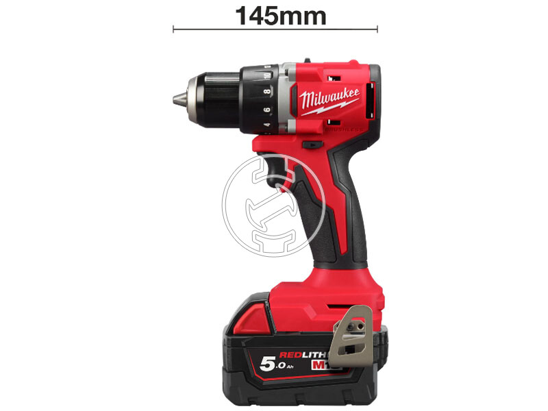 Milwaukee M18 BLDDRC-502C akkus fúrócsavarozó tokmányos 2 x M18 B5 + M12-18 C