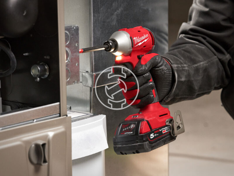 Milwaukee M18 BLIDR-502X akkus ütvecsavarozó 2 x M18 B5 + M12-18 C + Heavy Duty