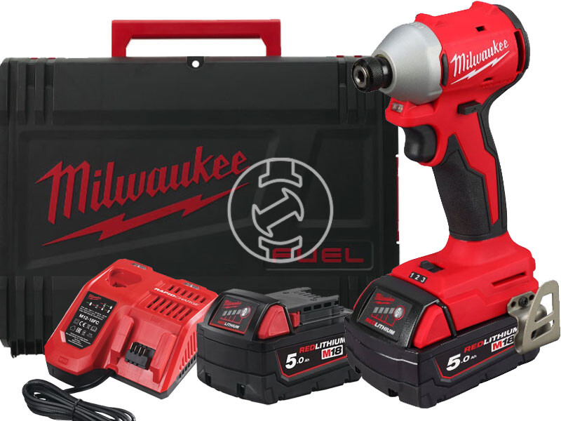 Milwaukee M18 BLIDR-502X akkus ütvecsavarozó 2 x M18 B5 + M12-18 C + Heavy Duty