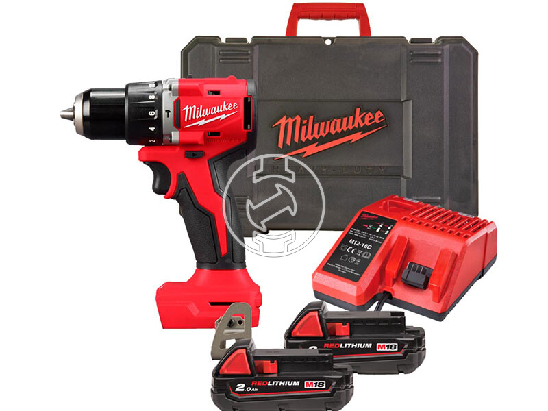 Milwaukee M18 BLPDRC-202C akkus ütvefúró-csavarozó 2 x M18 B2 + M12-18 C