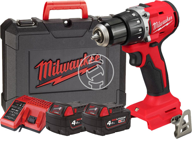 Milwaukee M18 BLPDRC-402C akkus ütvefúró-csavarozó 2 x M18 B4 + M12-18 C