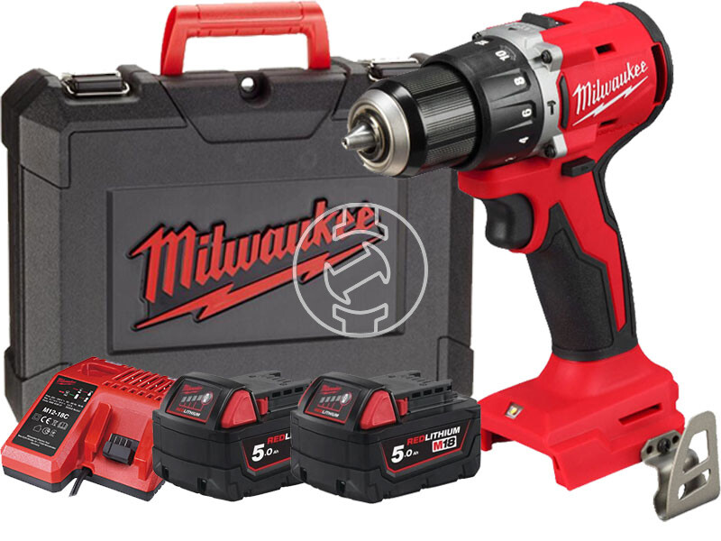 Milwaukee M18 BLPDRC-502C akkus ütvefúró-csavarozó 2 x M18 B5 + M12-18 C