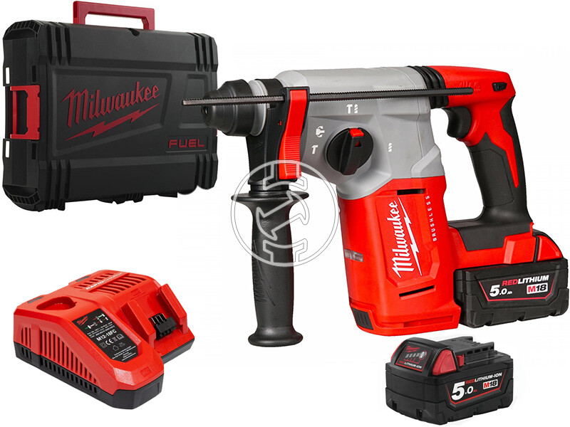 Milwaukee M18BLH-502X 26 mm-es akkus fúrókalapács