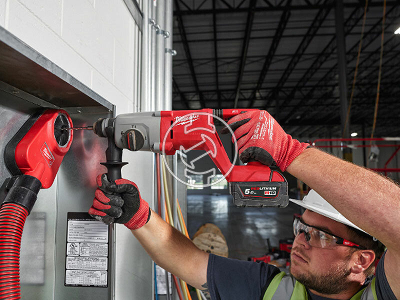 Milwaukee M18BLHACD26-0 akkus fúró-vésőkalapács SDS-Plus 26 mm