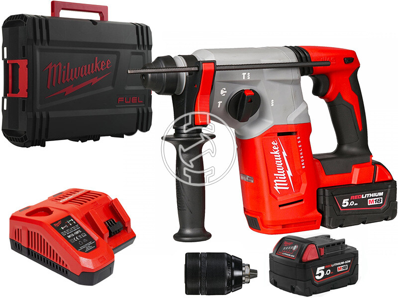 Milwaukee M18BLHX-502X 26 mm-es akkus fúrókalapács