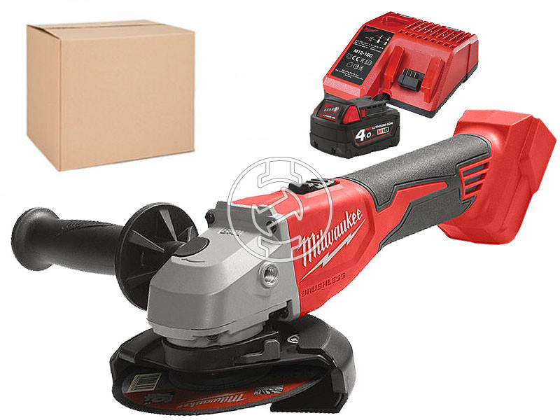 Milwaukee M18BLSAG125X-0 akkus sarokcsiszoló + 2x 4Ah akksi + töltő