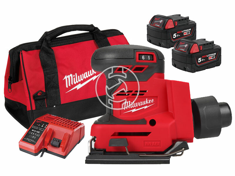 Milwaukee M18BQSS-502B akkus rezgőcsiszoló