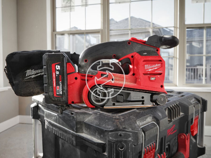 Milwaukee M18FBTS75-0 75 mm-es akkus szalagcsiszoló