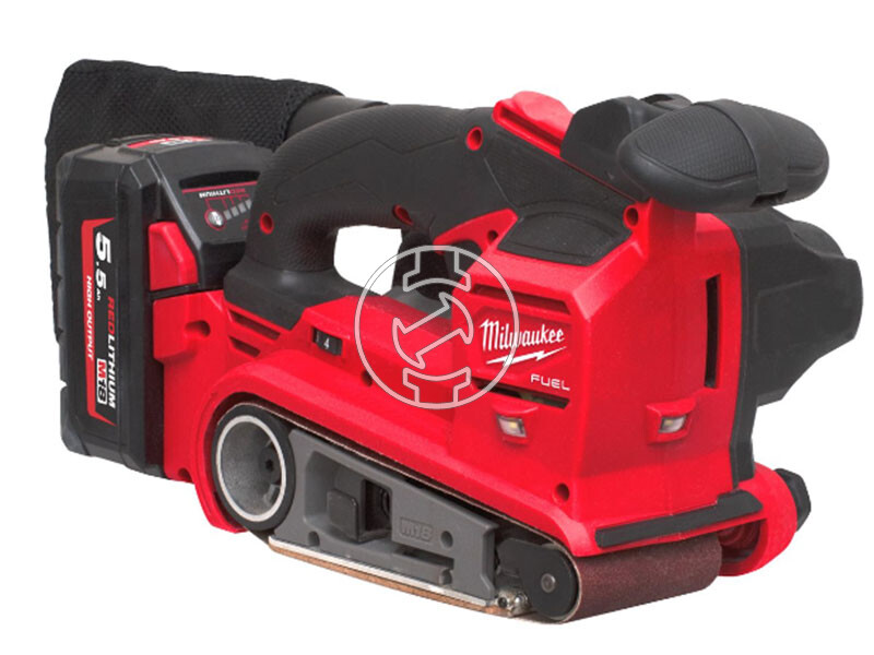 Milwaukee M18FBTS75-552X 75 mm-es akkus szalagcsiszoló