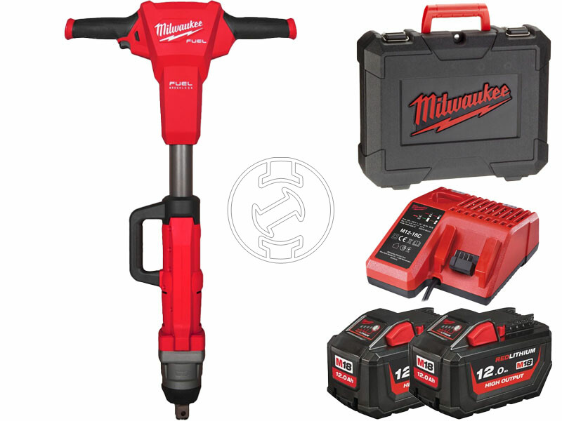 Milwaukee M18FHIWF1R-122C akkus ütvecsavarozó 18 V | 2000 Nm | 1 inch | Szénkefementes | 2 x 5 Ah akku + töltő | Heavy Duty kofferben