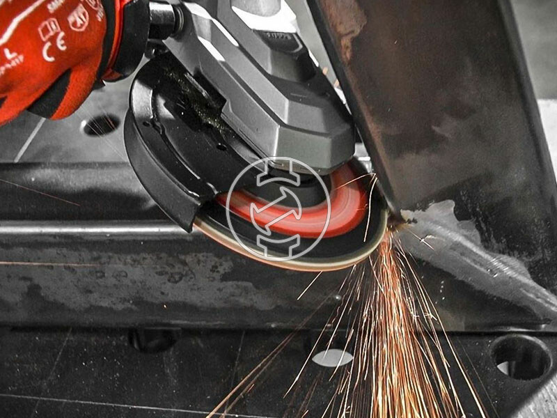 Milwaukee M18FSAGF125XB-0X akkus laposfejű sarokcsiszoló