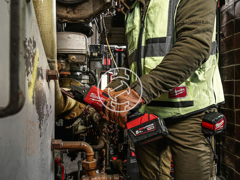 Milwaukee M18FSAGF125XB-0X akkus laposfejű sarokcsiszoló