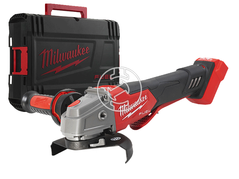Milwaukee M18FSAGV115XPDB-0X akkus sarokcsiszoló 18 V | 115 mm | 3500 - 8500 RPM | Szénkefementes | Akku és töltő nélkül | Heavy Duty kofferben