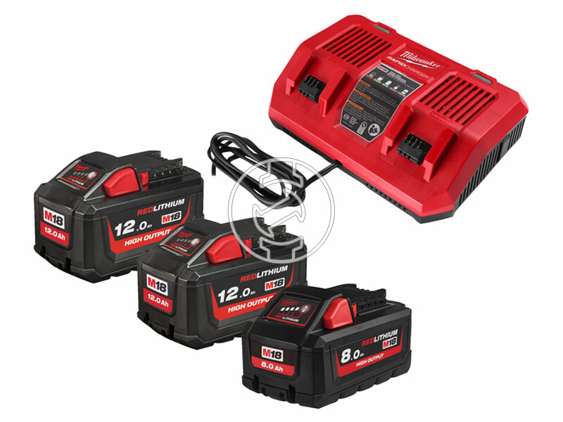 Milwaukee M18HNRGO1-823 akkumulátor és töltő szett