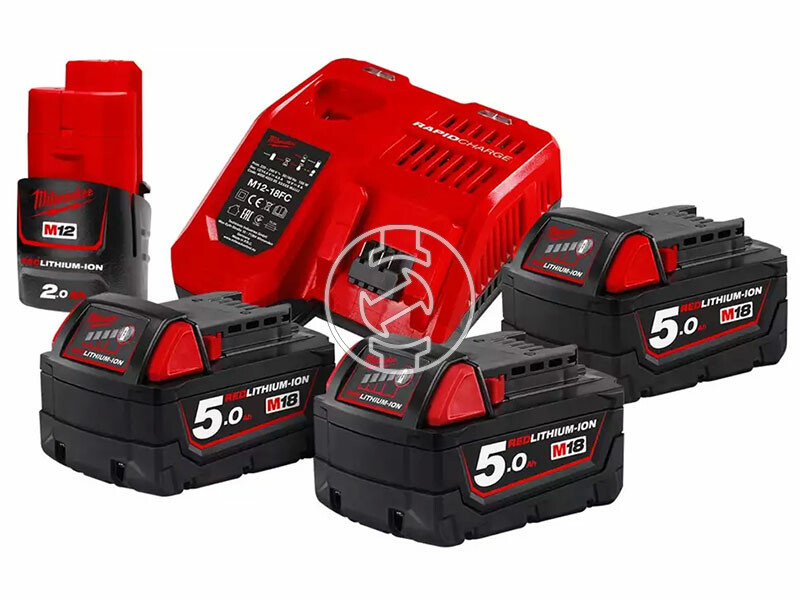 Milwaukee M18NRG-503 akkumulátor és töltő szett