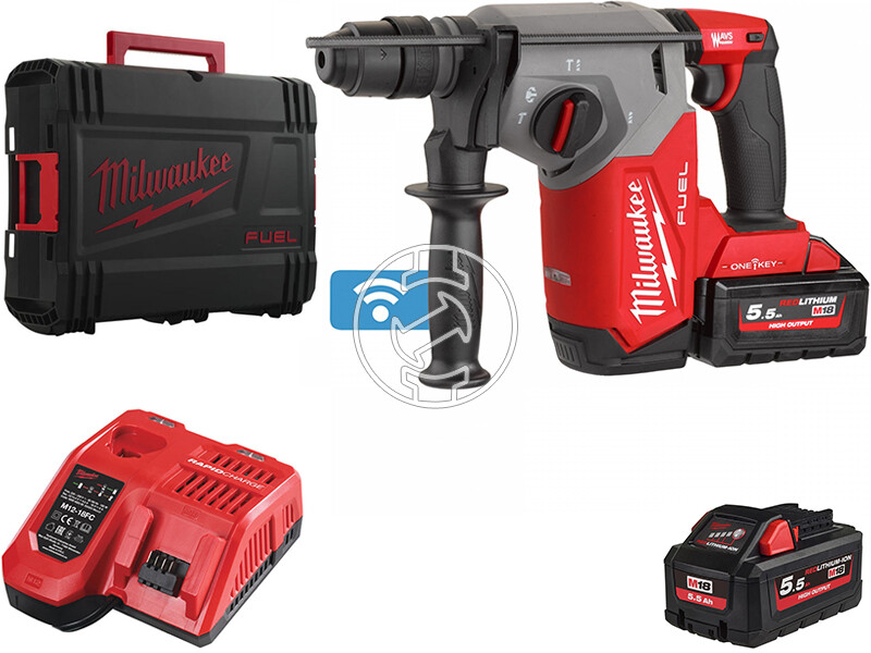 Milwaukee M18ONEFHX-552X 4 fokozatú SDS-Plus akkus fúrókalapács