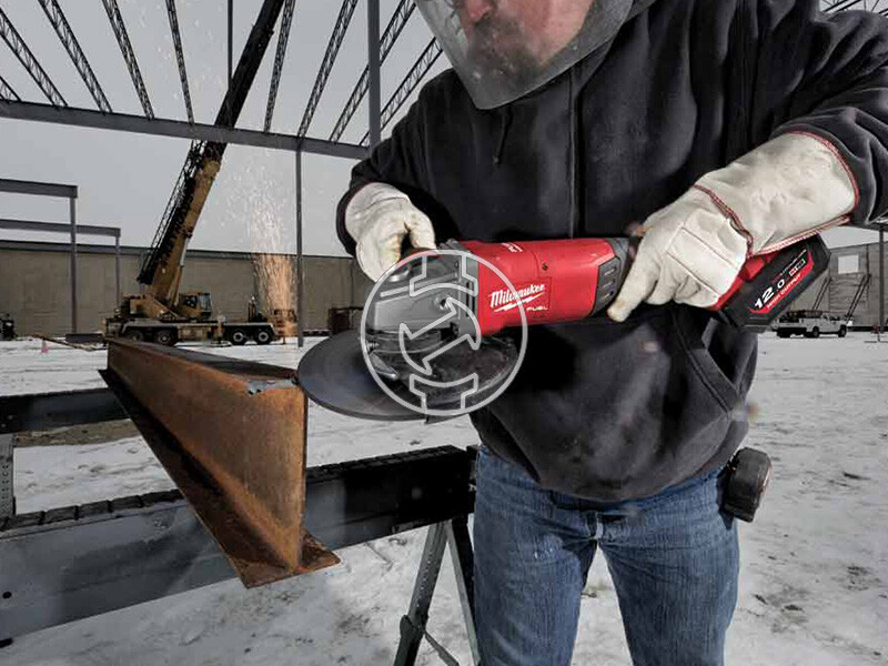 Milwaukee M18ONEFLAG230XPDB-0C ONE-KEY 230 mm-es akkus sarokcsiszoló