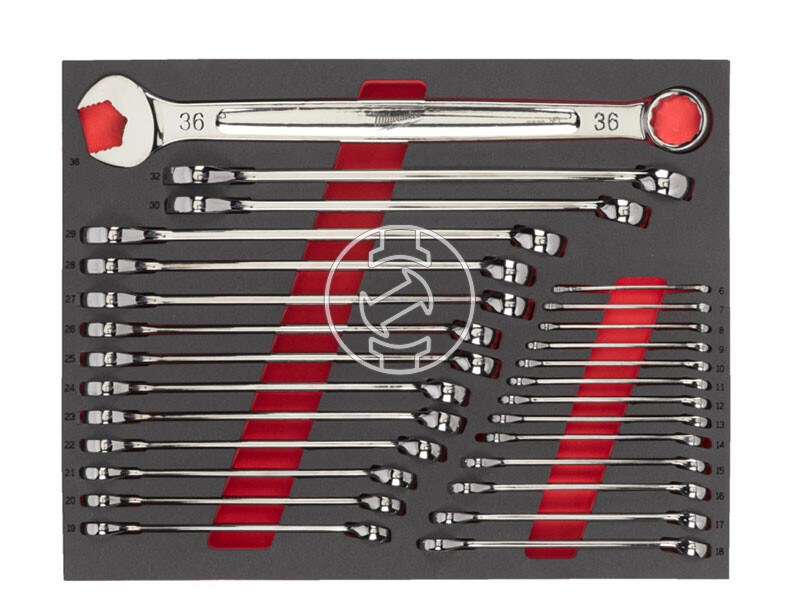 Milwaukee MAX BITE 27 részes csillag-villáskulcs készlet metrikus