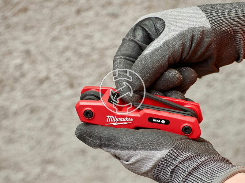 Milwaukee Metric Folding Hex Key imbuszkulcs készlet 8 db