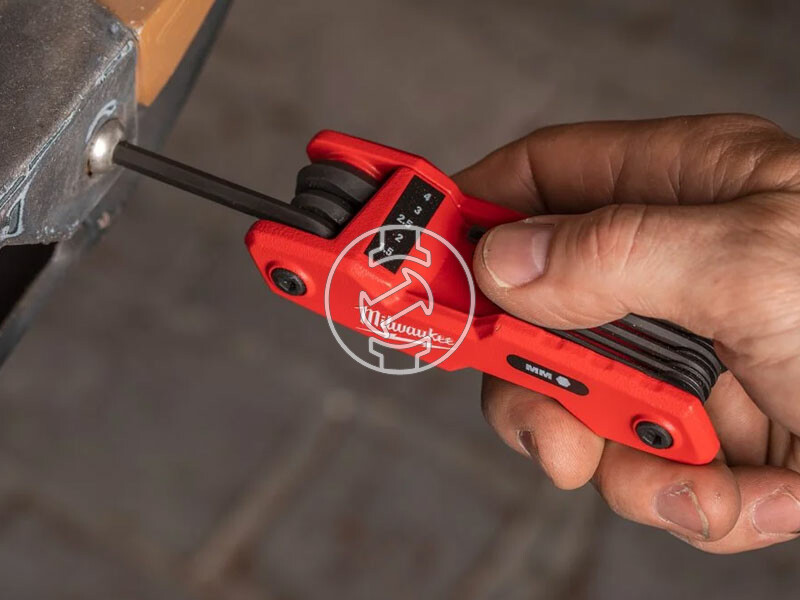 Milwaukee Metric Folding Hex Key imbuszkulcs készlet 8 db