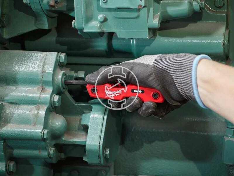 Milwaukee Metric Folding Hex Key imbuszkulcs készlet 8 db