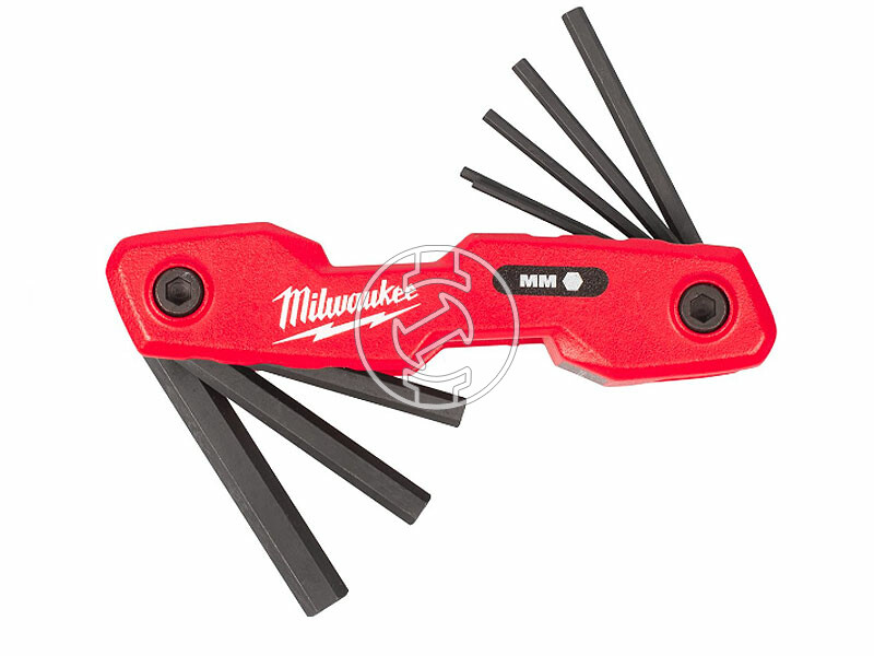 Milwaukee Metric Folding Hex Key imbuszkulcs készlet 8 db