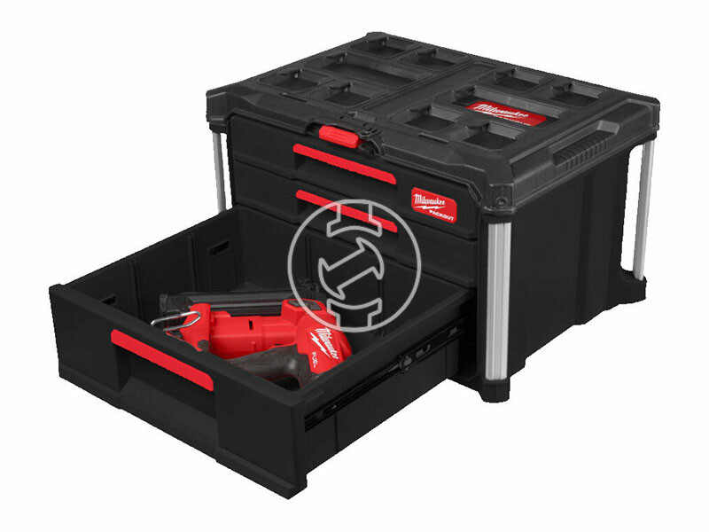 Milwaukee PACKOUT 2+1 fiókos tárolórendszer