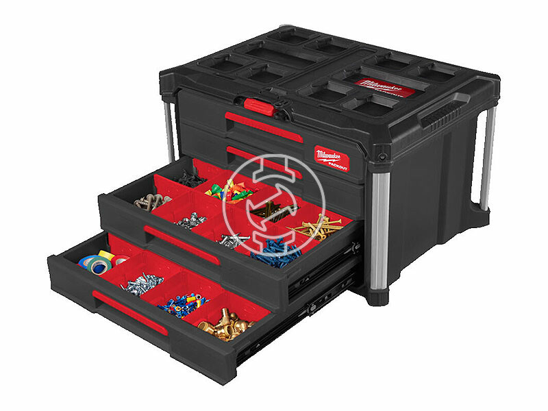 Milwaukee PACKOUT 4 fiókos tárolórendszer