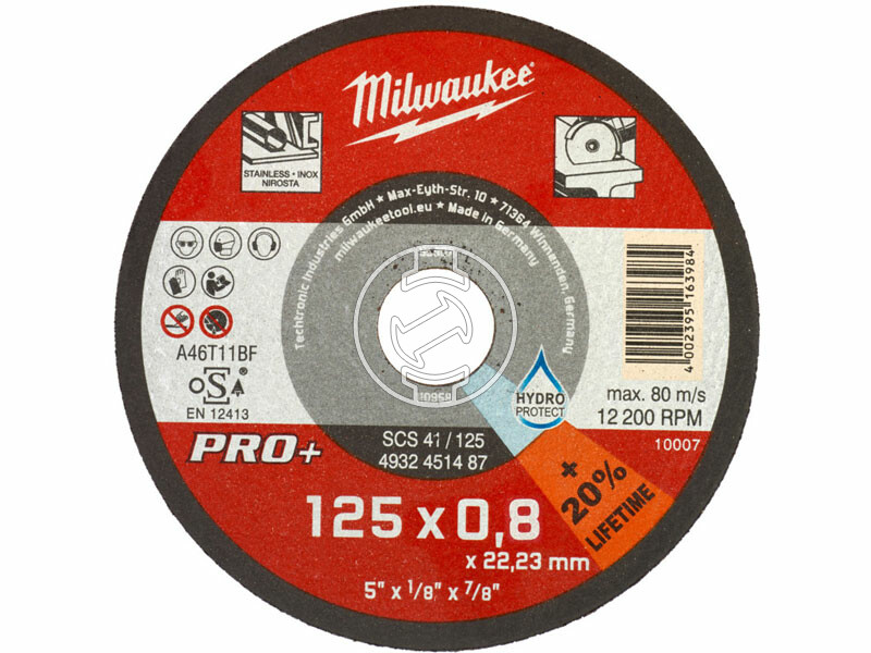 Milwaukee PRO+ vágókorong 125 x 0,8 mm